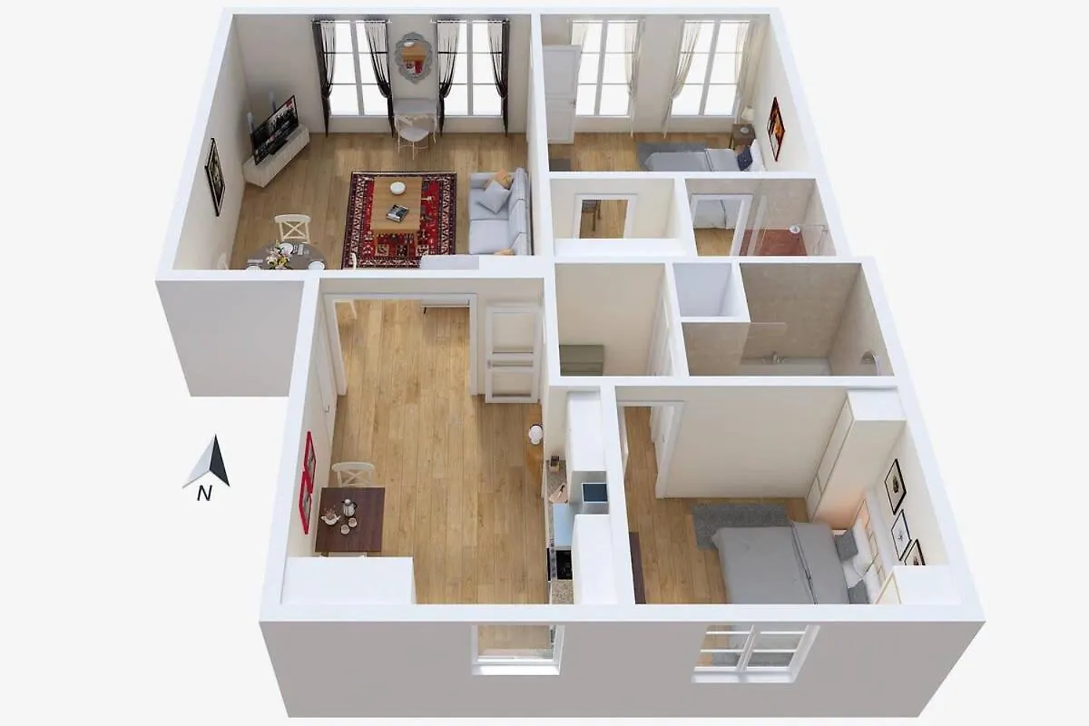 La Lumiere Eiffel Walk To Tower Apartment Paris